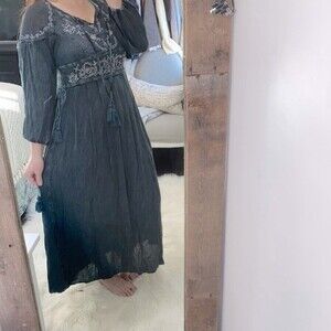 Sweet Magnolia vintage maxi dress size small
